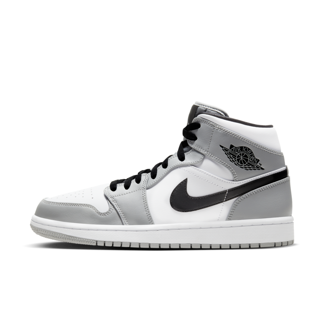 Air Jordan 1 Mid Light Smoke Grey