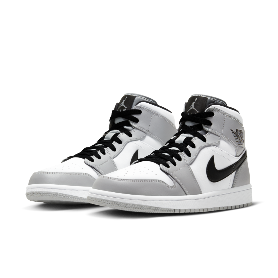 Air Jordan 1 Mid Light Smoke Grey
