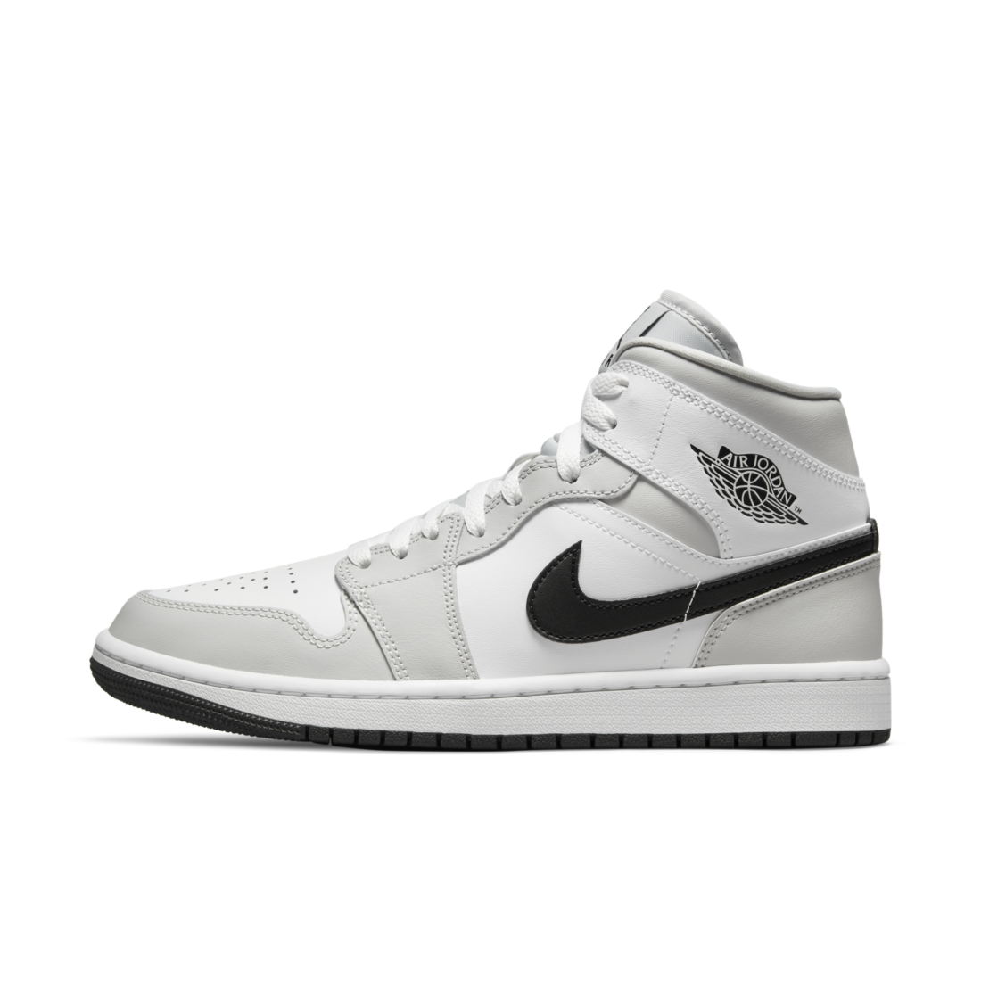 Air Jordan 1 Mid Light Smoke Grey (Women's)
