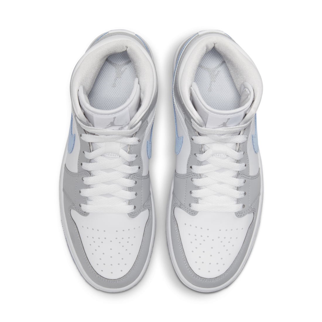Air Jordan 1 Mid Wolf Grey Aluminum (Women's)