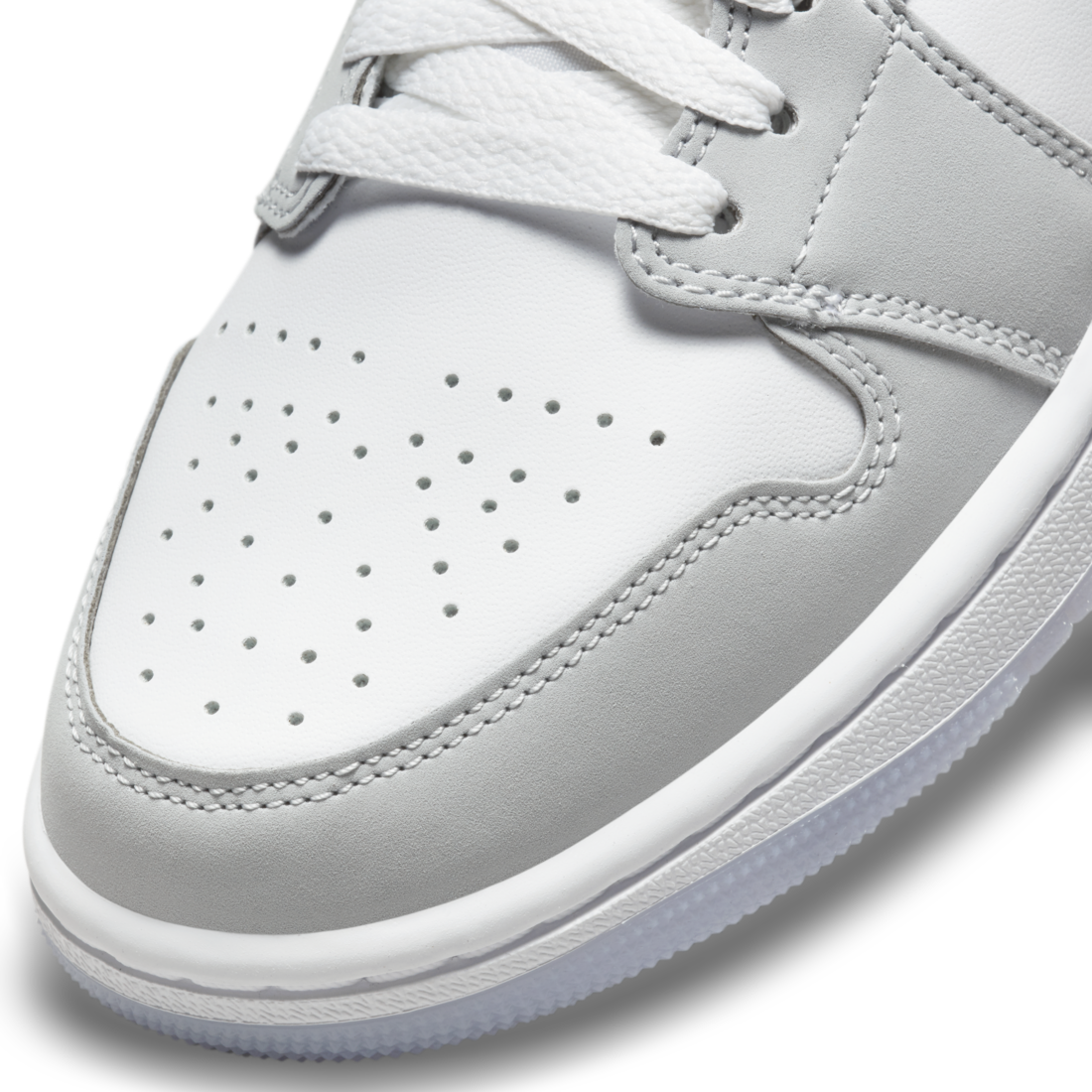 Air Jordan 1 Mid Wolf Grey Aluminum (Women's)
