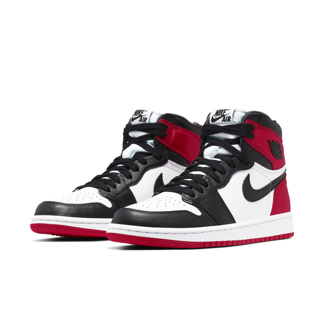 Jordan 1 Retro High Satin Black Toe
