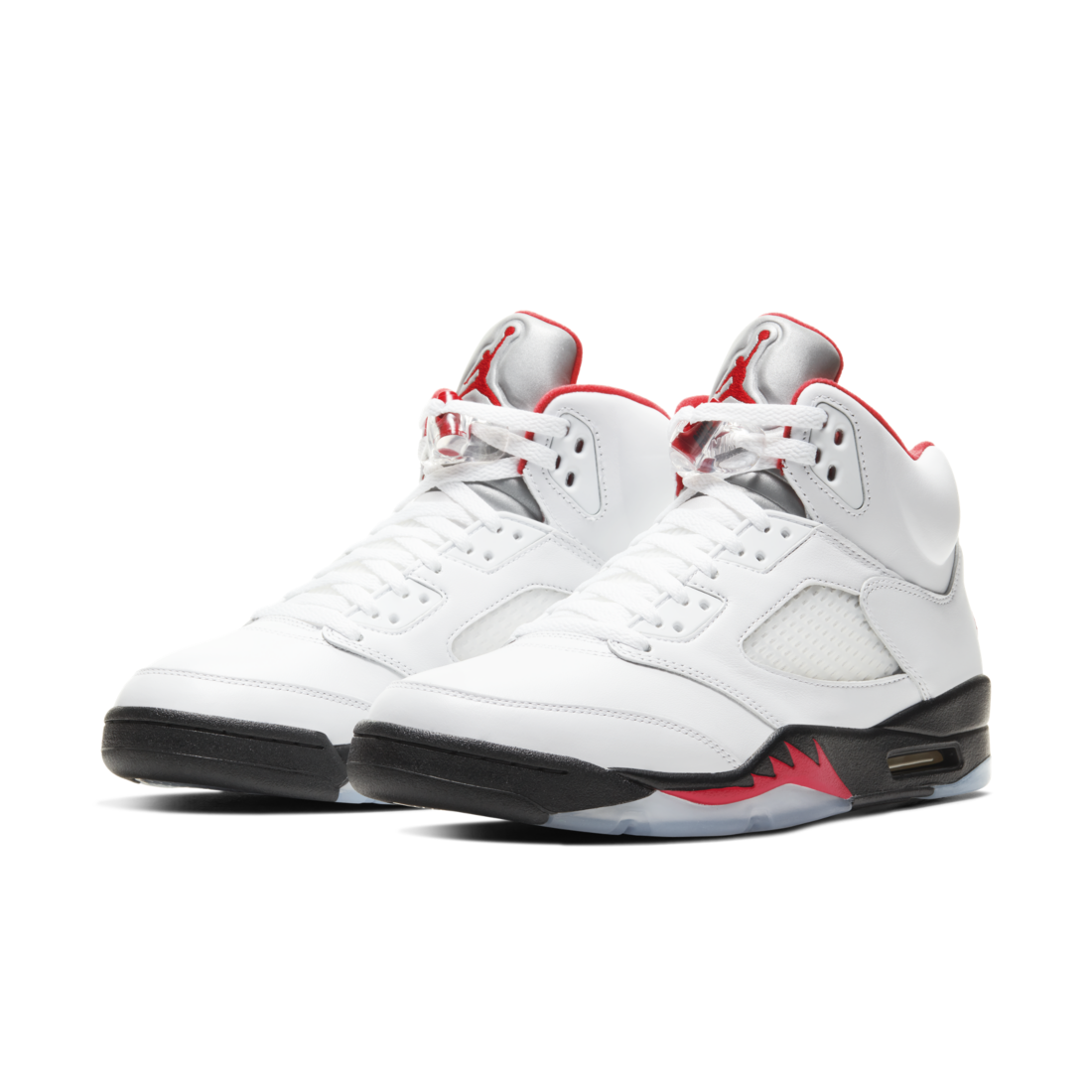 Jordan 5 Retro Fire Red Silver Tongue (2020)