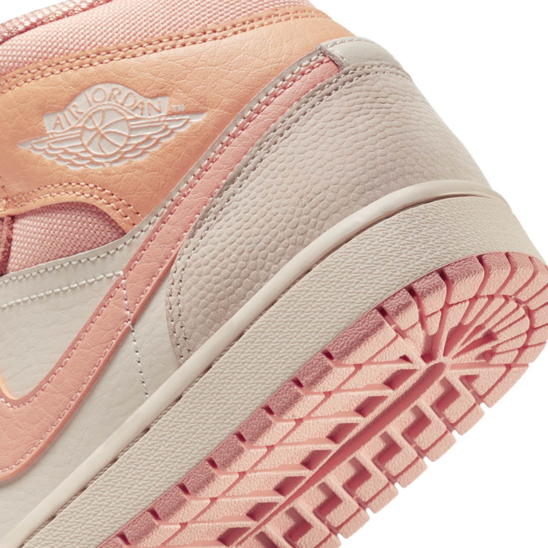 Jordan 1 Mid Apricot Orange