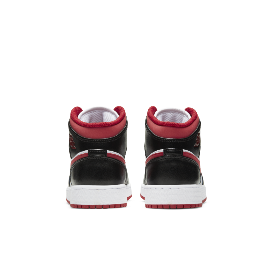 Jordan 1 Mid Gym Red Black White GS