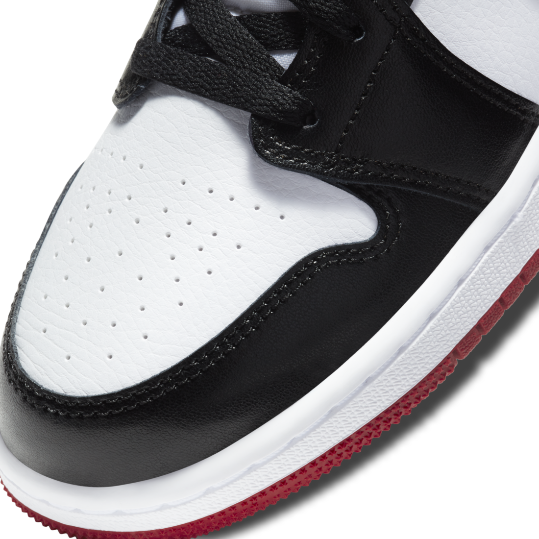 Jordan 1 Mid Gym Red Black White GS