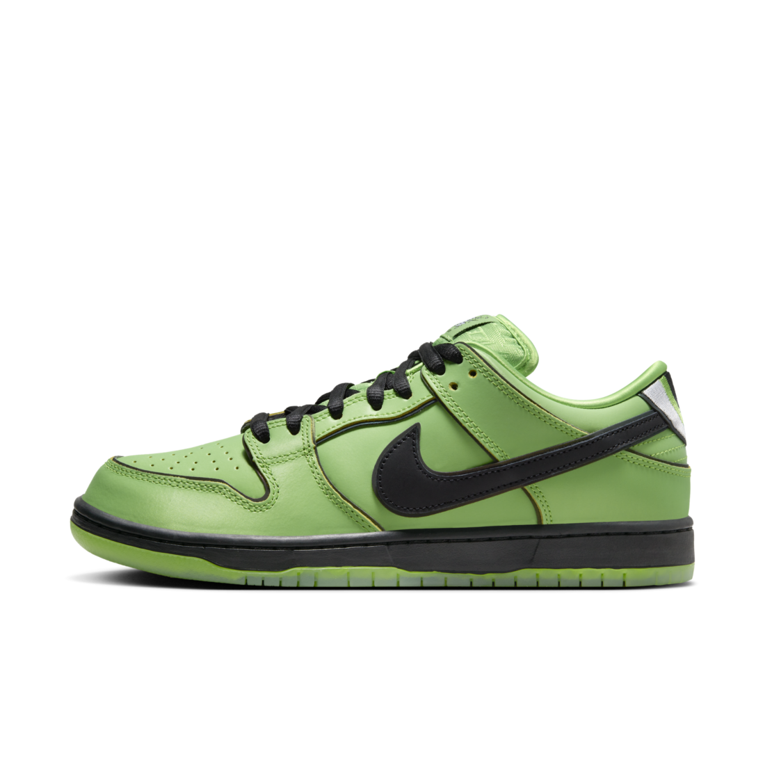 Nike SB Dunk Low Powerpuff Girl Buttercup Green