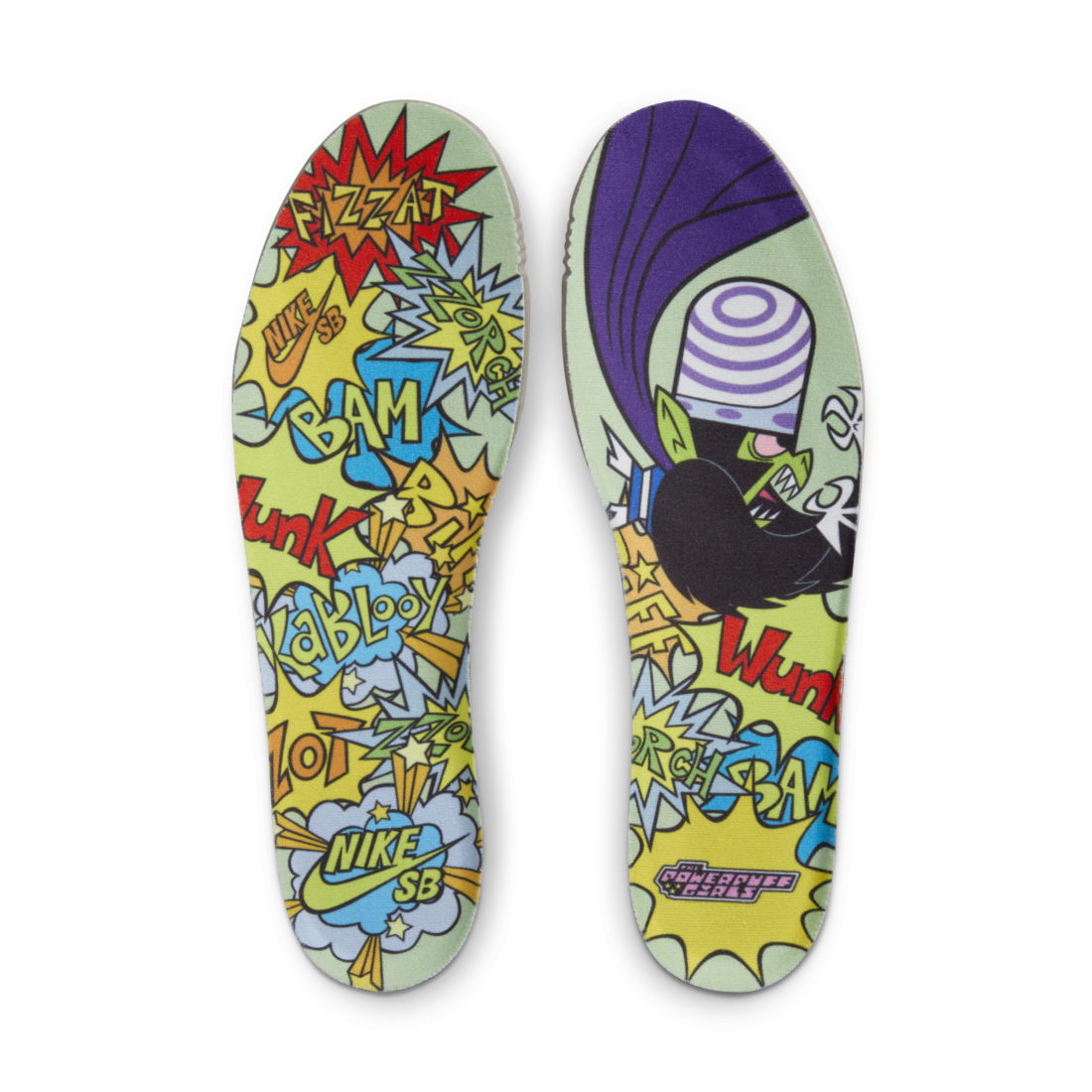 Nike SB Dunk Low Powerpuff Girl Buttercup Green