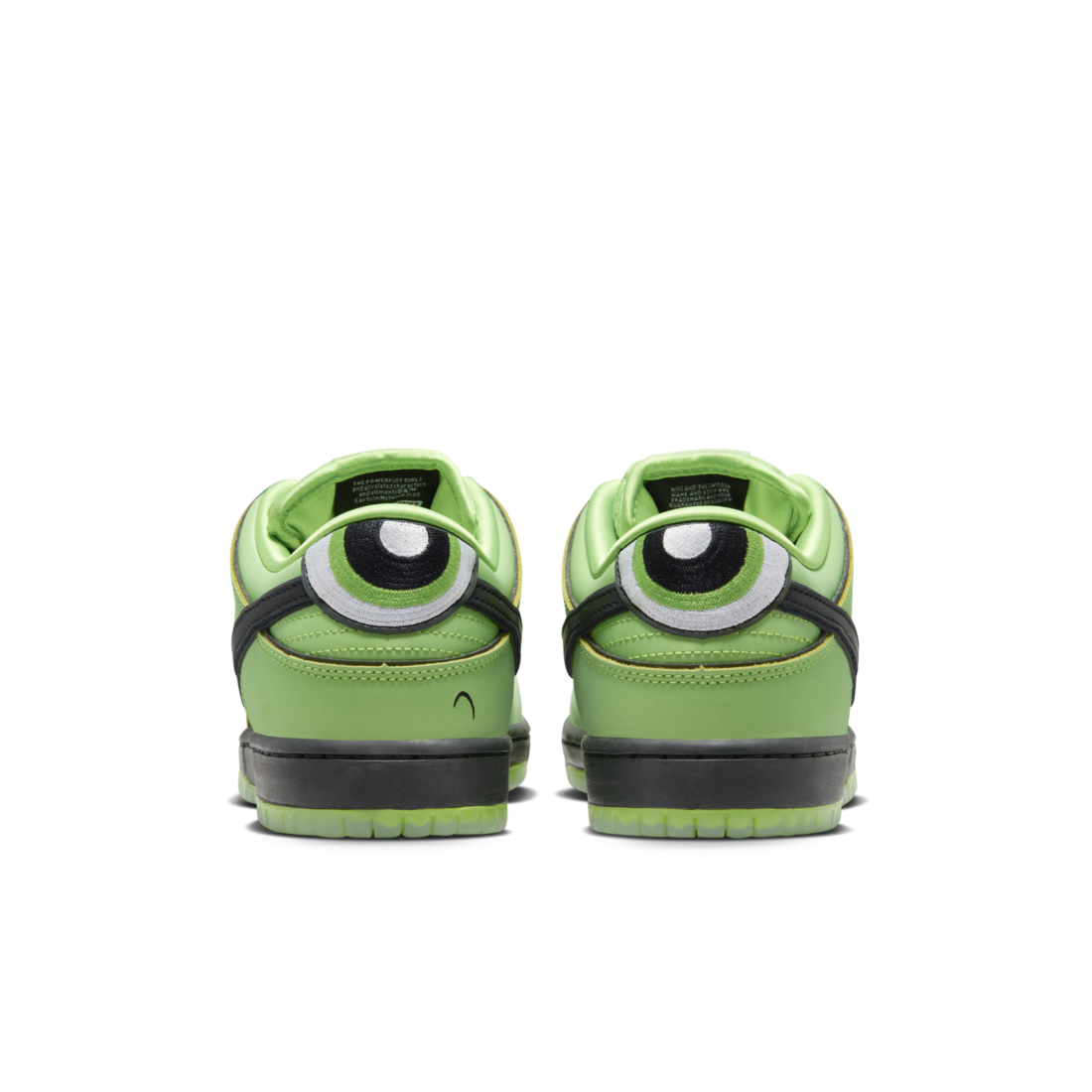 Nike SB Dunk Low Powerpuff Girl Buttercup Green