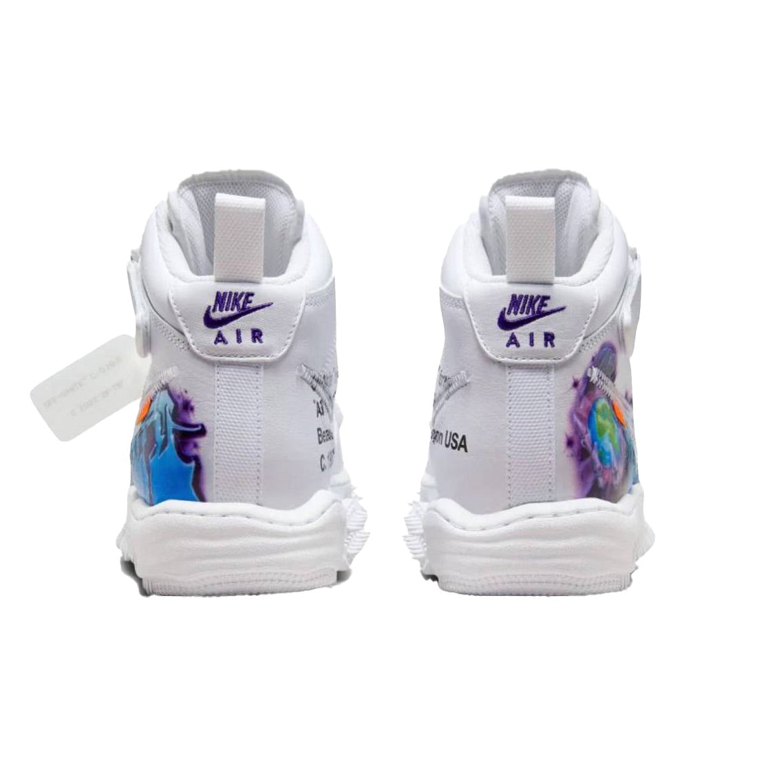 Nike Air Force 1 Mid Off-White Graffiti White