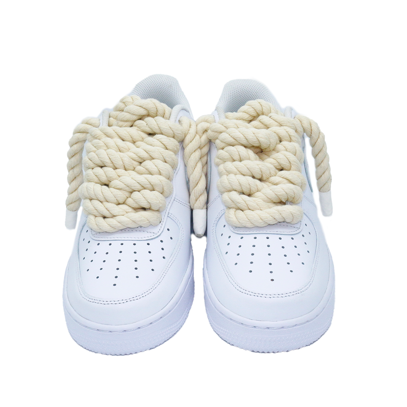 Nike Air Force 1 Low '07 White Rope Laces Custom