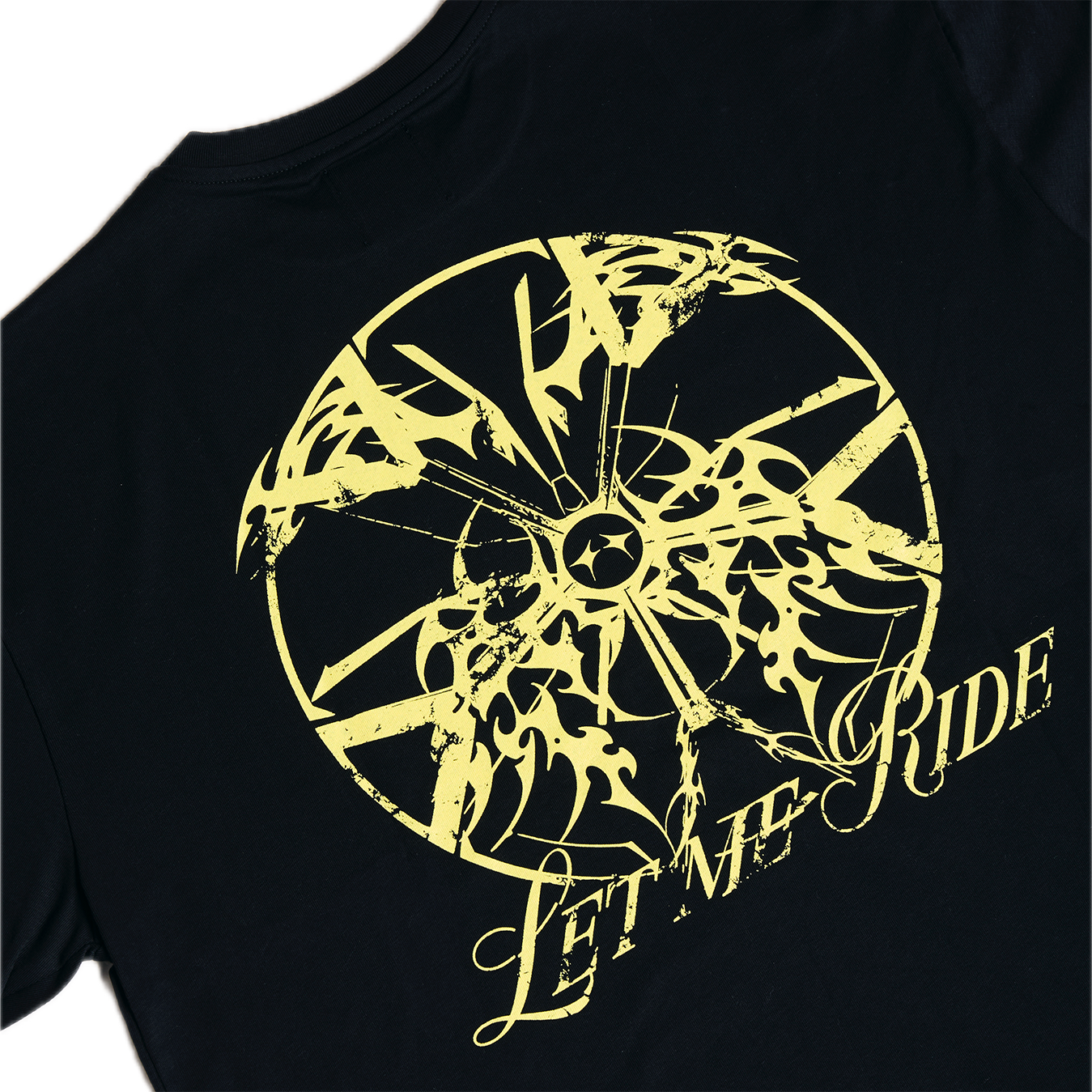 Armé Studios Let Me Ride Tee Black Yellow