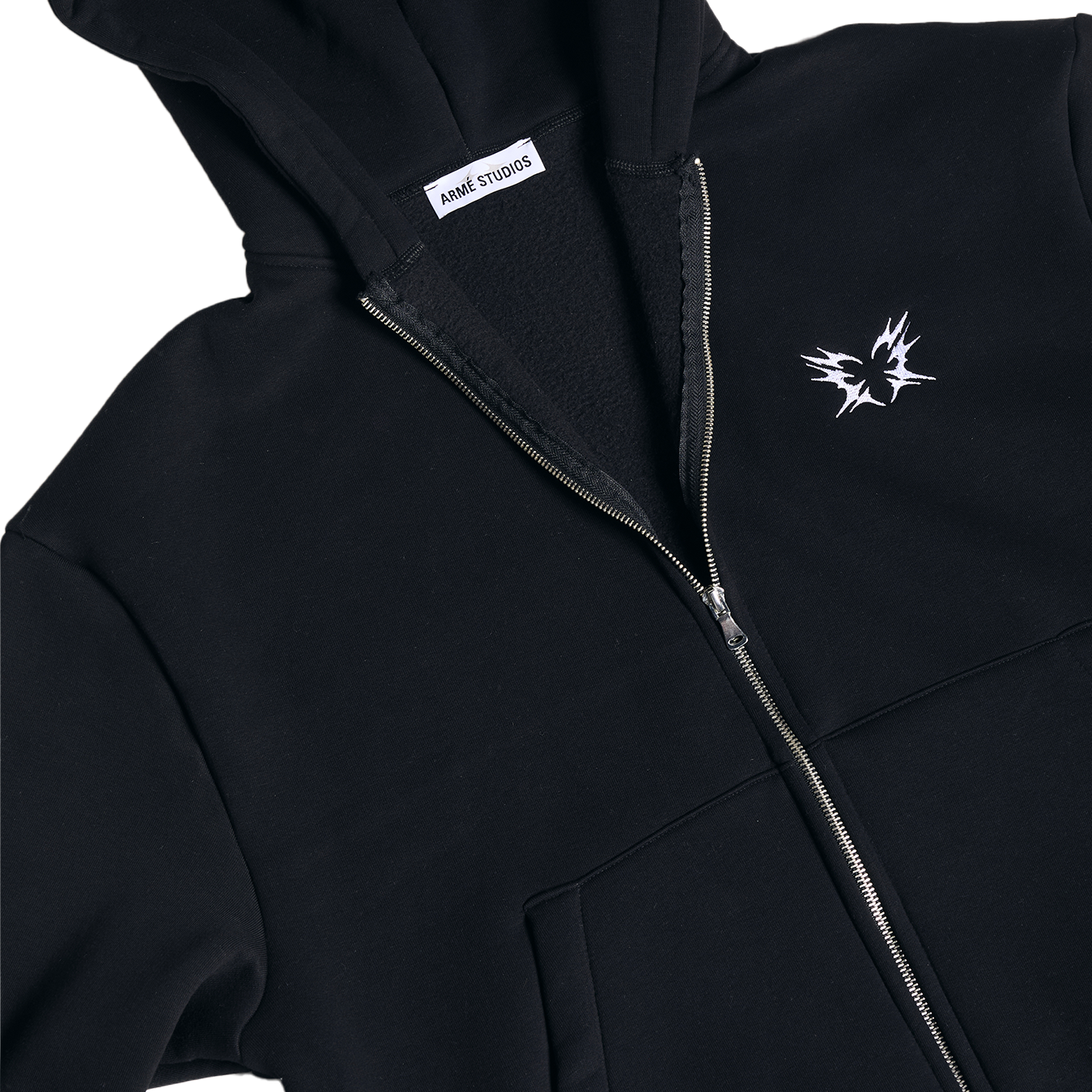 Armé Studios Stolen Heart Zip Hoodie Black