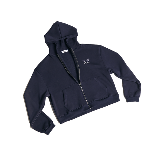 Armé Studios Stolen Heart Zip Hoodie Blue Navy