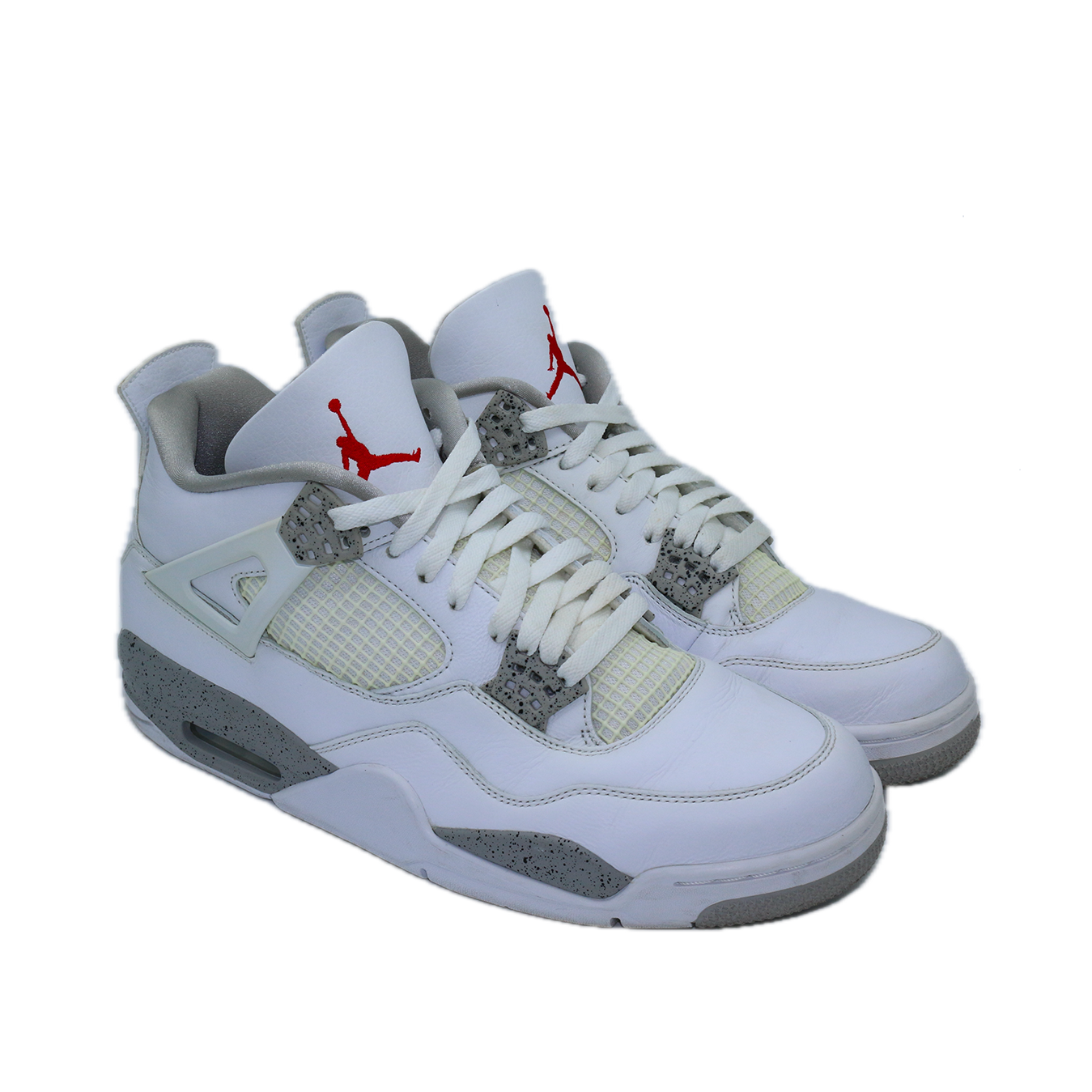 Jordan 4 Retro White Oreo (2021) taglia 47.5 (Usate)