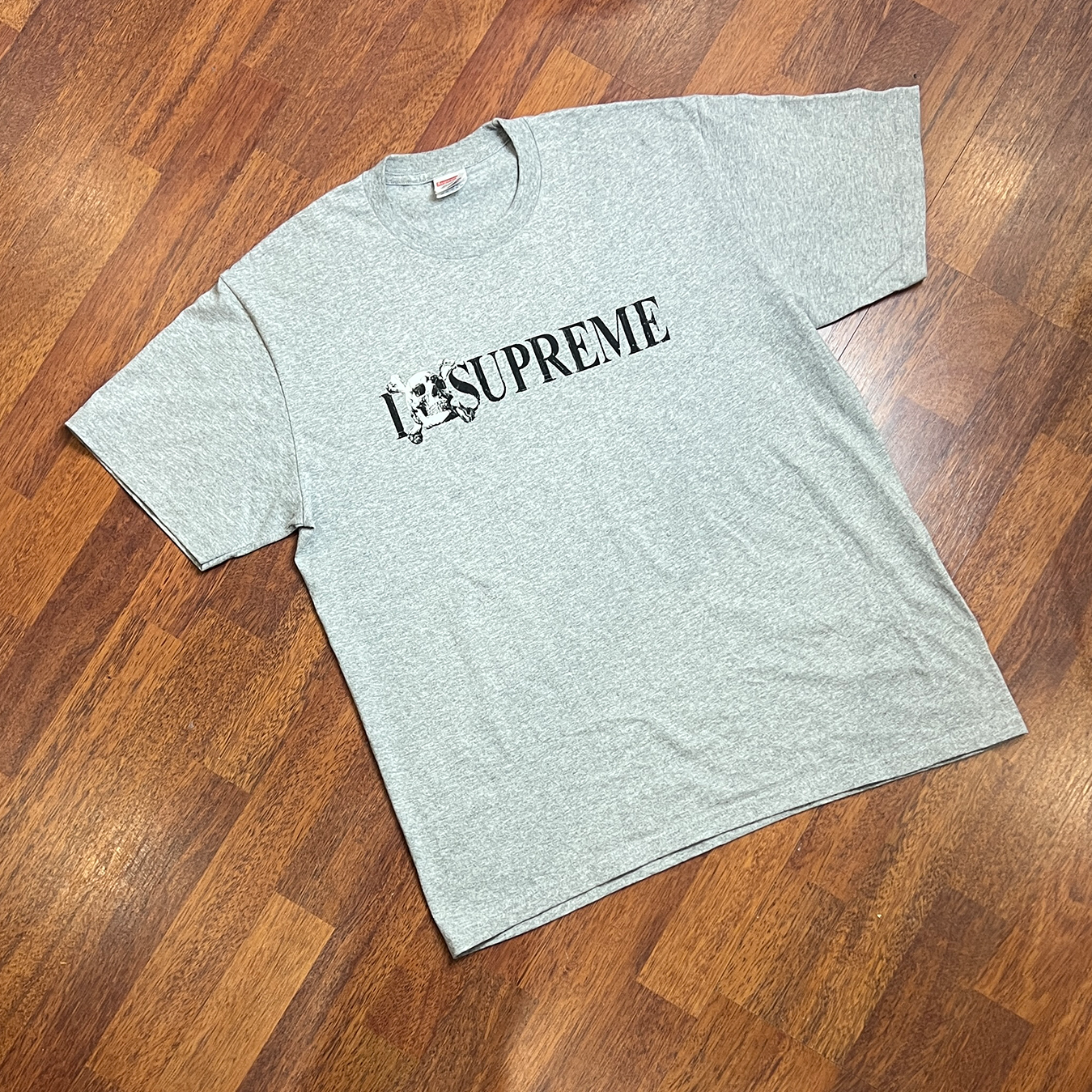 Supreme Skull Tee Heather Grey Taglia M (Usata)