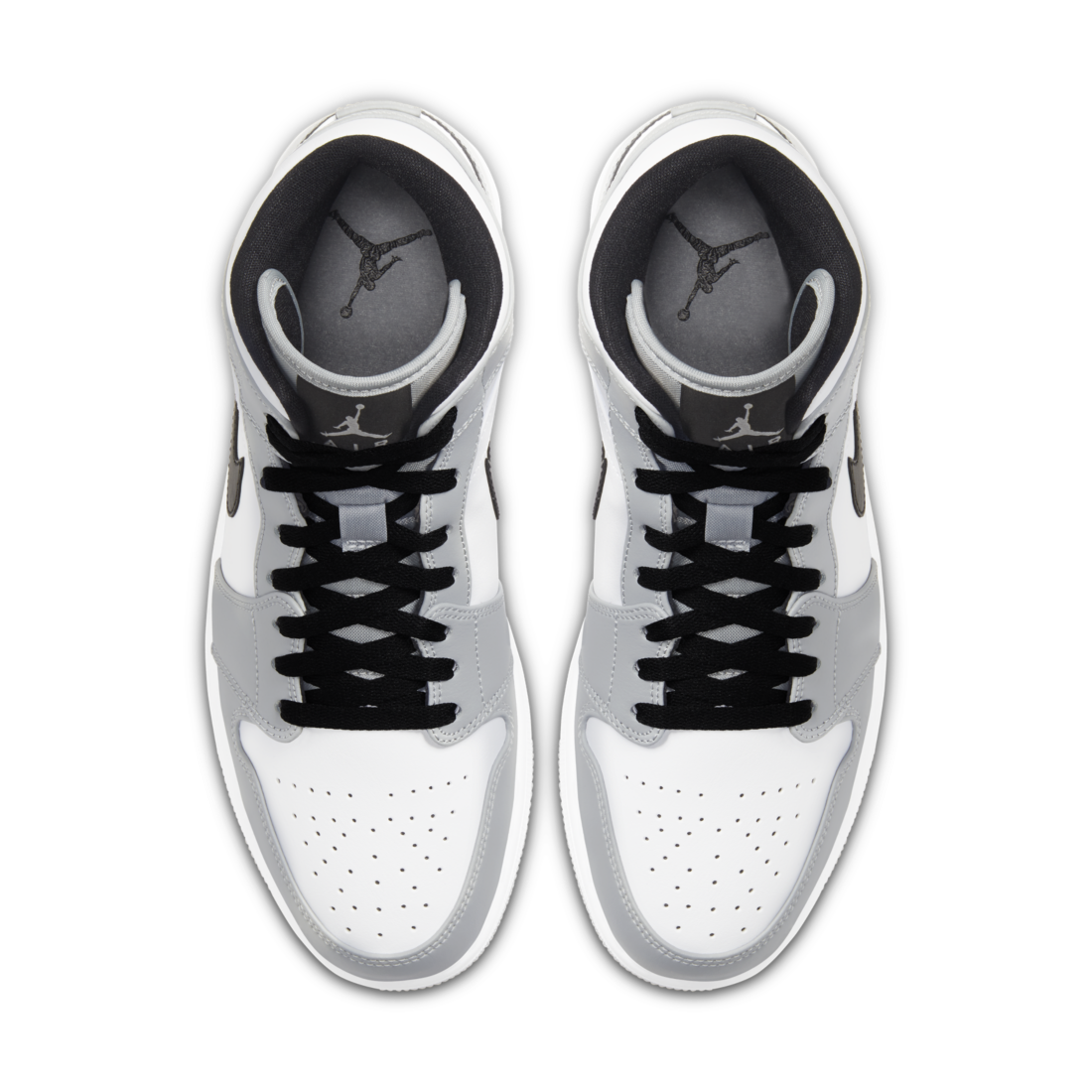Air Jordan 1 Mid Light Smoke Grey