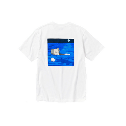 Uniqlo UT x Kaws Tee T-Shirt White Blue 2023