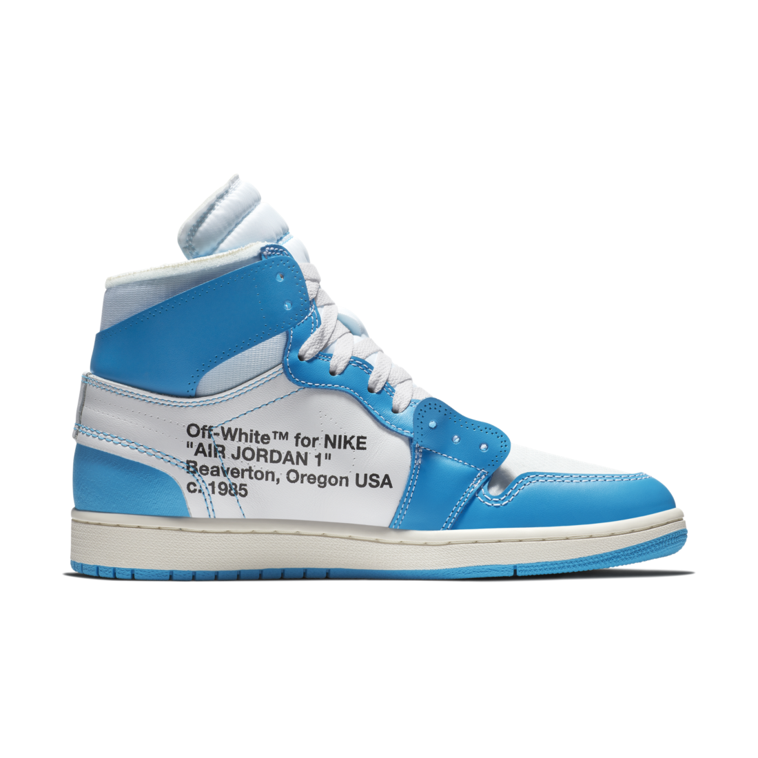 Air Jordan 1 Retro High Off-White University Blue