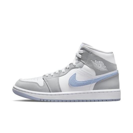 Air Jordan 1 Mid Wolf Grey Aluminum (Women's)