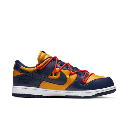 Nike Dunk Low Off-White University Gold Michigan