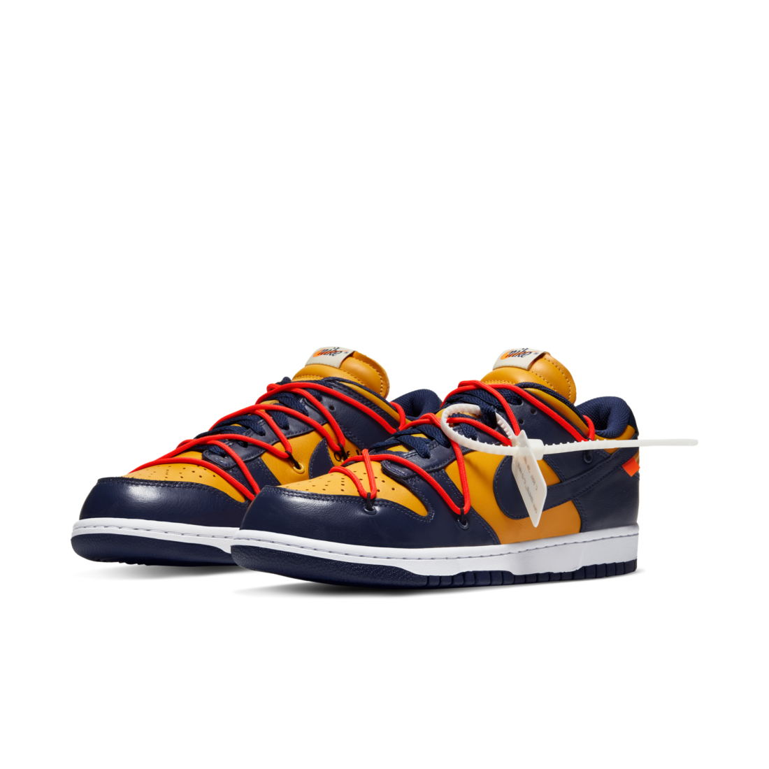 Nike Dunk Low Off-White University Gold Michigan