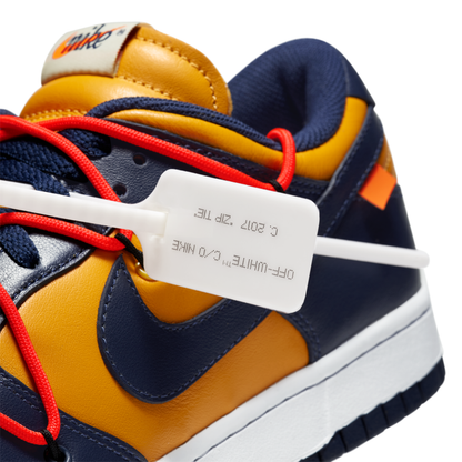 Nike Dunk Low Off-White University Gold Michigan