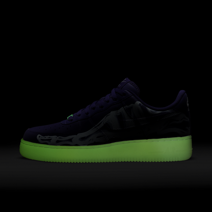 Nike Air Force 1 Low '07 QS Purple Skeleton Halloween (2021)