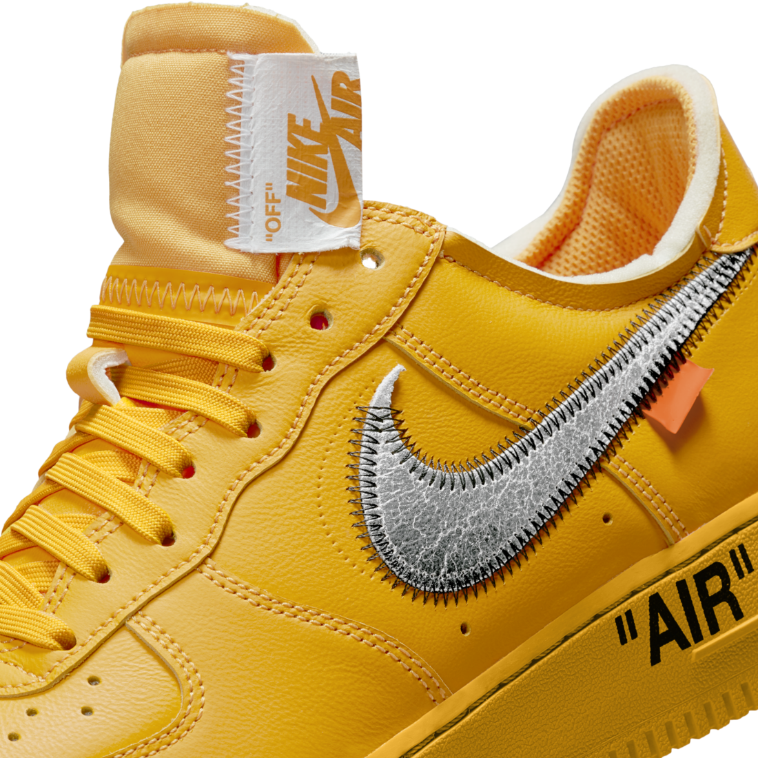 Nike Air Force 1 Low Off-White ICA University Gold