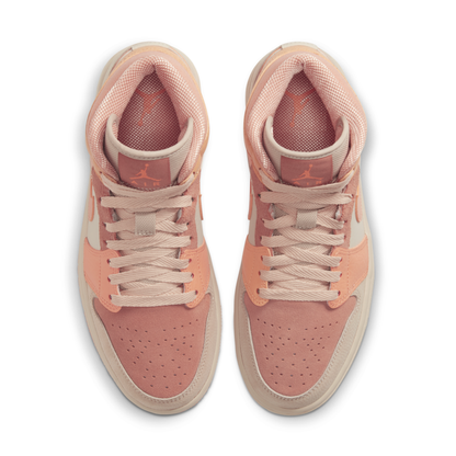 Jordan 1 Mid Apricot Orange