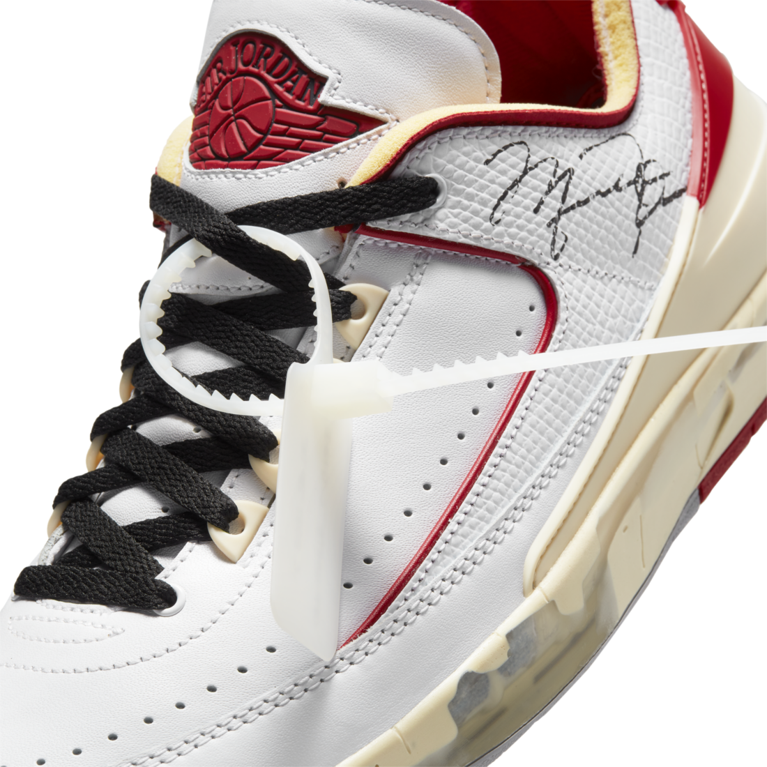 Jordan 2 Retro Low SP Off-White White Red
