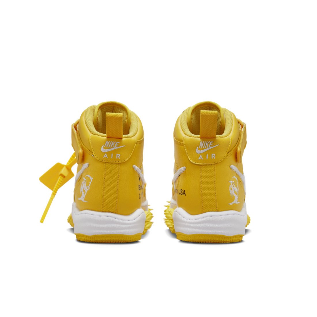 Nike Air Force 1 Mid SP Off-White Varsity Maize
