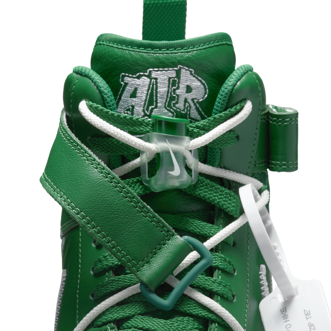 Nike Air Force 1 Mid Off-White Pine Green