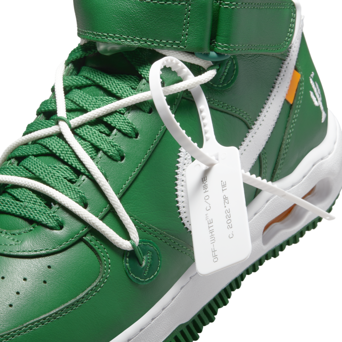 Nike Air Force 1 Mid Off-White Pine Green