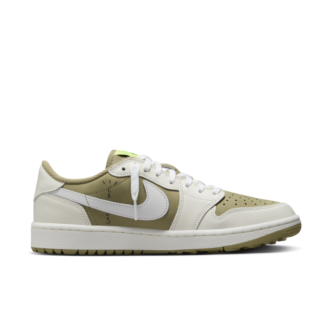 Air Jordan 1 Retro Low Golf Travis Scott Olive