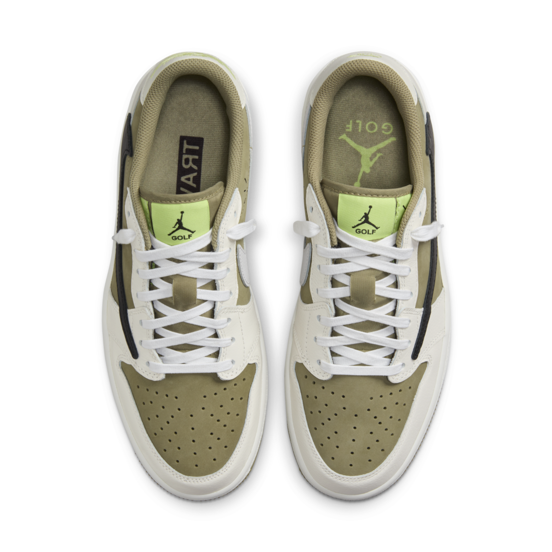 Air Jordan 1 Retro Low Golf Travis Scott Olive