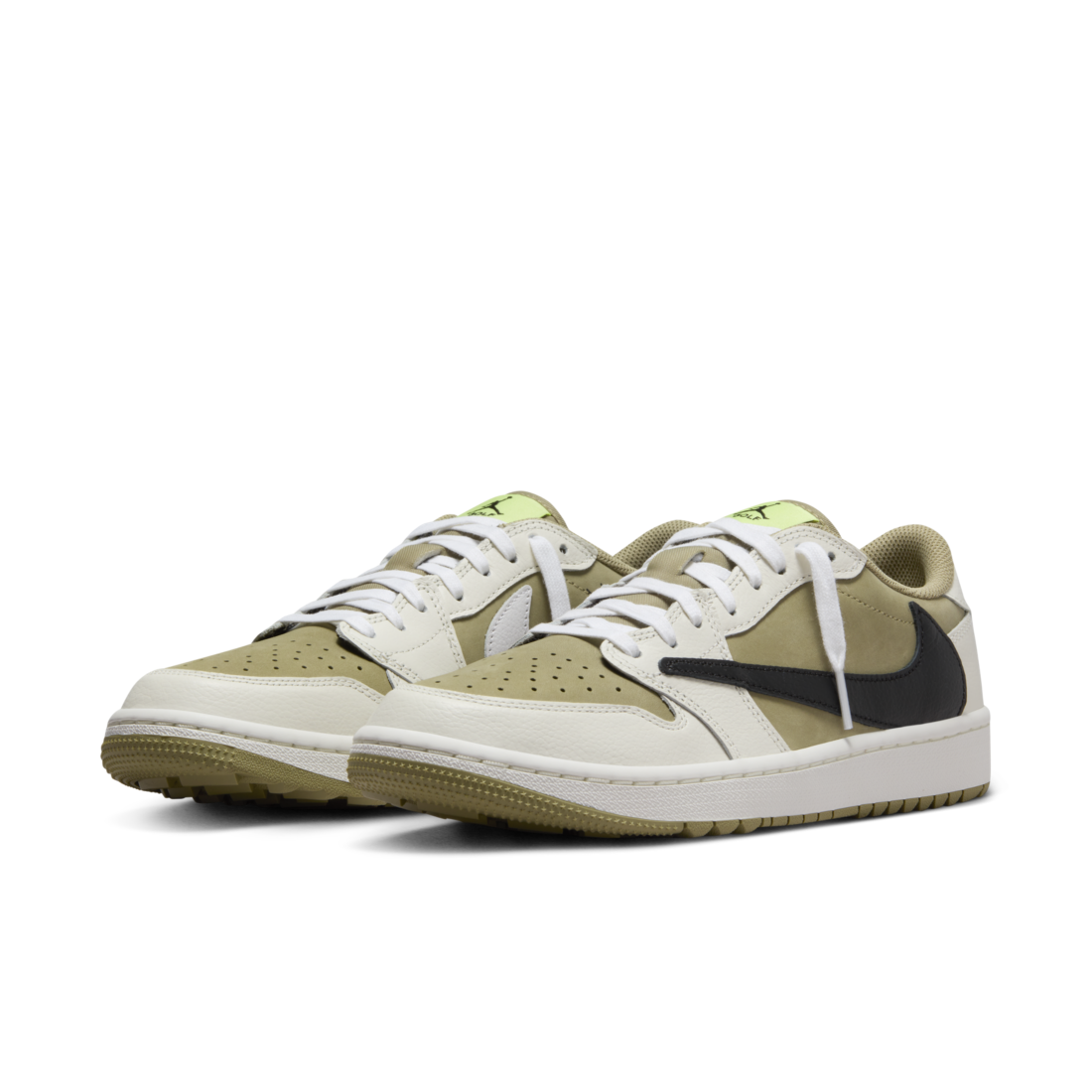 Air Jordan 1 Retro Low Golf Travis Scott Olive