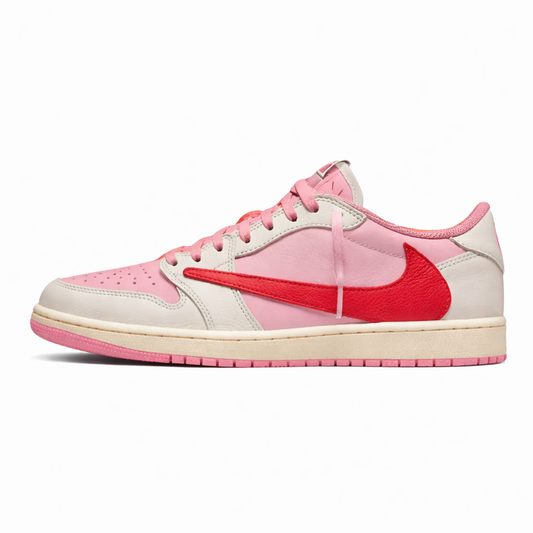 Jordan 1 Retro Low OG SP Travis Scott Sail Tropical Pink