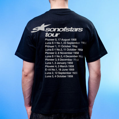 Son of Stars Galactic Tour Black T-Shirt