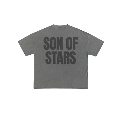 Son of Stars Light Grey Washed T-Shirt