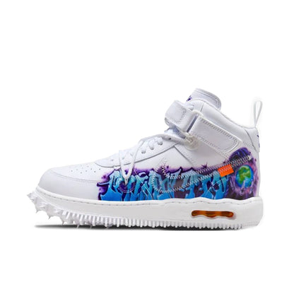Nike Air Force 1 Mid Off-White Graffiti White