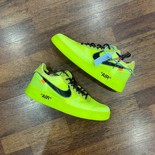 Nike Air Force 1 Low Off-White Volt Taglia 45.5 (Usata)