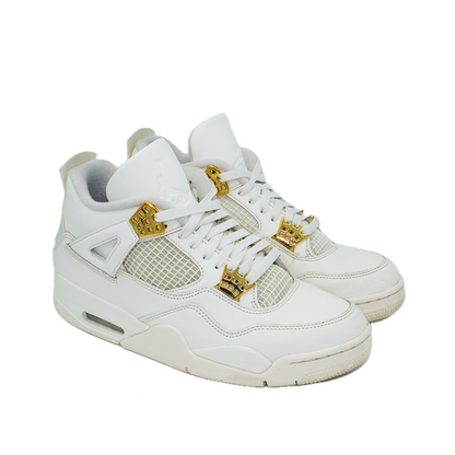 Jordan 4 Retro Metallic Gold (Women's) Taglia 43 (Usate)