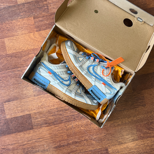 Nike Air Rubber Dunk Off-White UNC Taglia 43 (Usata)