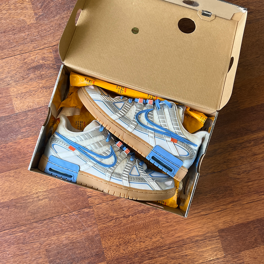 Nike Air Rubber Dunk Off-White UNC Taglia 45 (Usata)