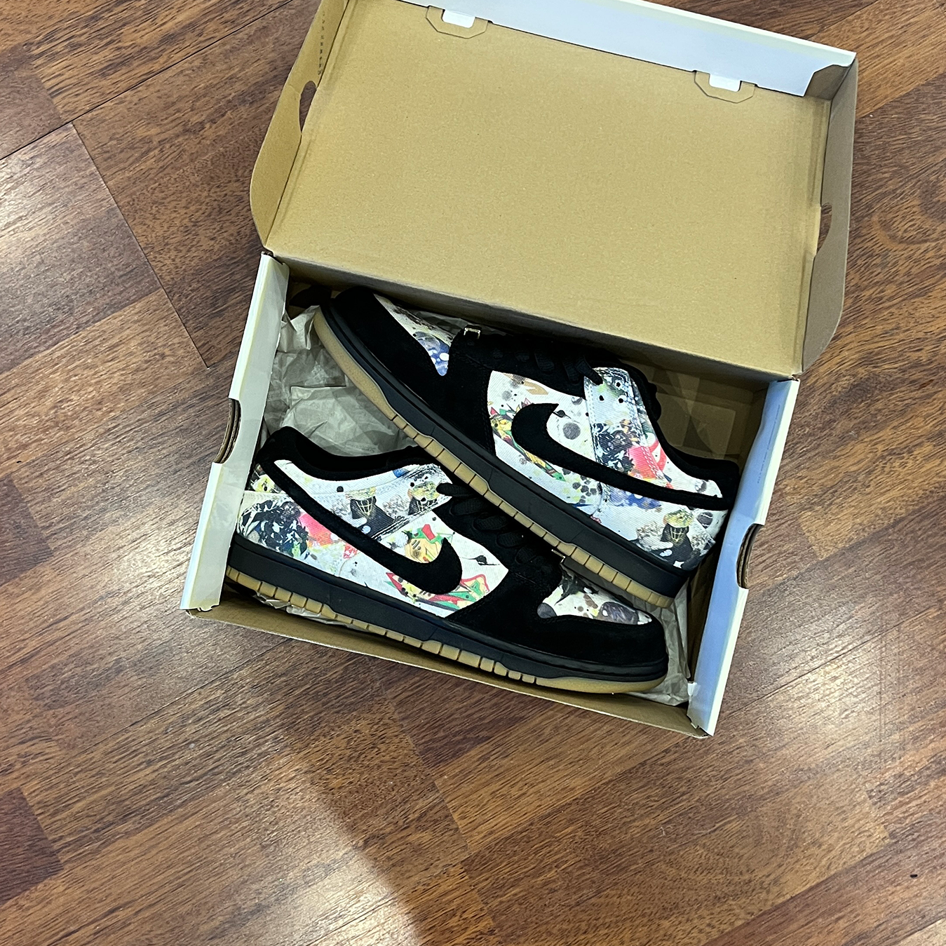 Nike SB Dunk Low Supreme Rammellzee Taglia 45 (Usata)