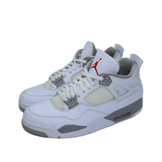 Jordan 4 Retro White Oreo (2021) taglia 47.5 (Usate)