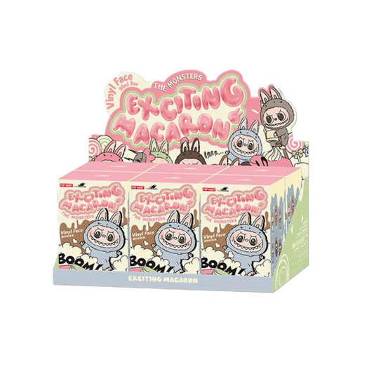 Pop Mart Labubu The Monsters Exciting Macaron Vinyl Face Sealed Case (6 Blind Boxes)