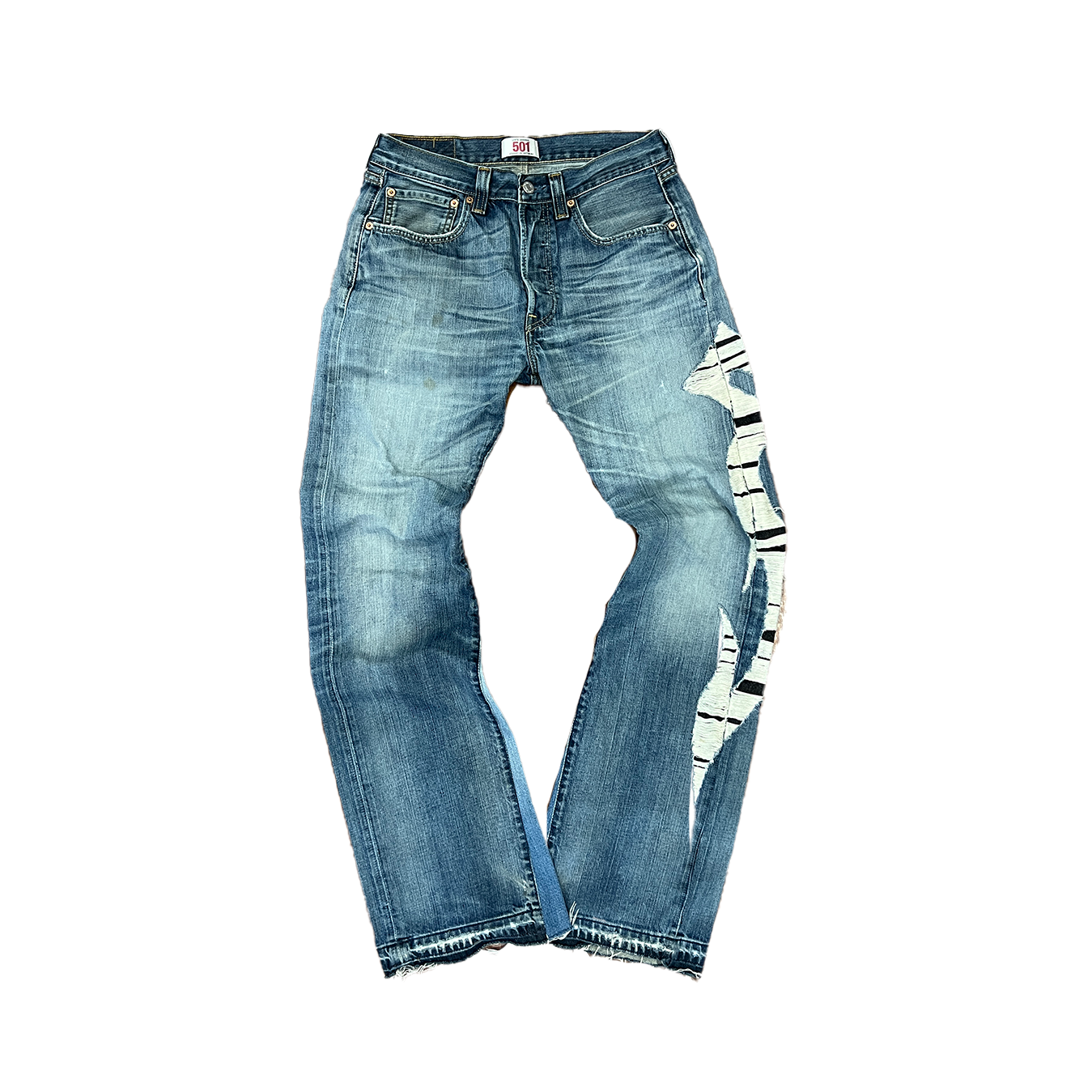 Lorenzo Arena Levi's 501 Distressed Blue W31