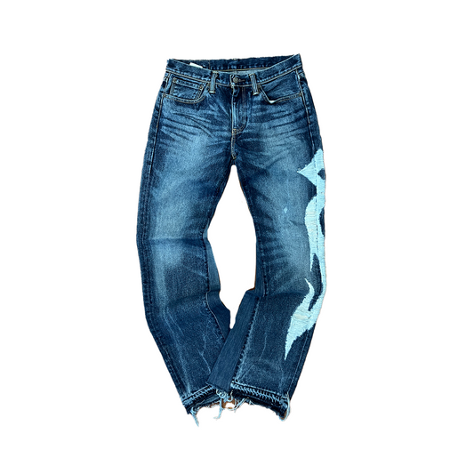 Lorenzo Arena Levi's 511 Blu Distressed W32